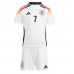 Camiseta Alemania Kai Havertz #7 Primera Equipación Replica Eurocopa 2024 para niños mangas cortas (+ Pantalones cortos)